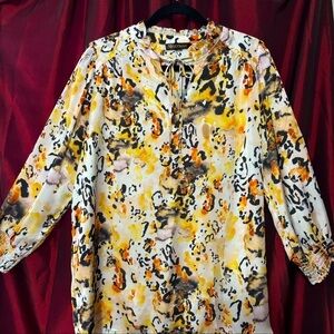 SILKY TOP IN GOLD WHITE BLACK UNIQUE AND FANCY DESIGNER RENUAR